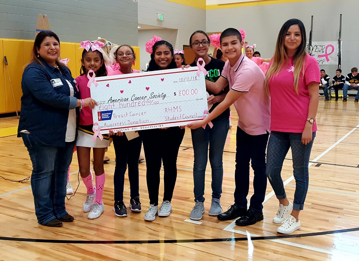 dgarzarh's tweet photo. Rio Hondo Student Council raised $800 for Amercian Cancer Association. Way to Go R.H.S.C.
@RHMS_Bobcats
#RHMS-StudentCouncil
#ICanFightCancer https://t.co/nIcrioS7SM