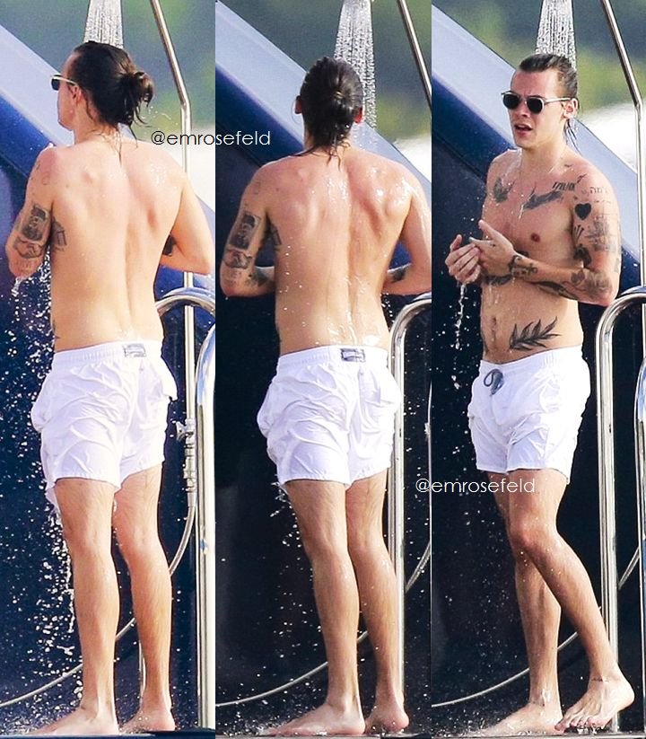 More swim shorts Harry (sorrynotsorry) .