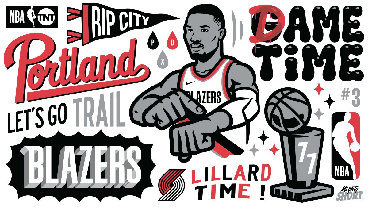 themightyshort's tweet photo. #TrailBlazers Fans - Do you know what time it is?! It's Lillard time!! Ready to see Rip City return to the court on @NBAonTNT !! #MyMomentMyCity #ad #Portland #RipCity #PDX #RoseCity https://t.co/yU4TOUjEVT