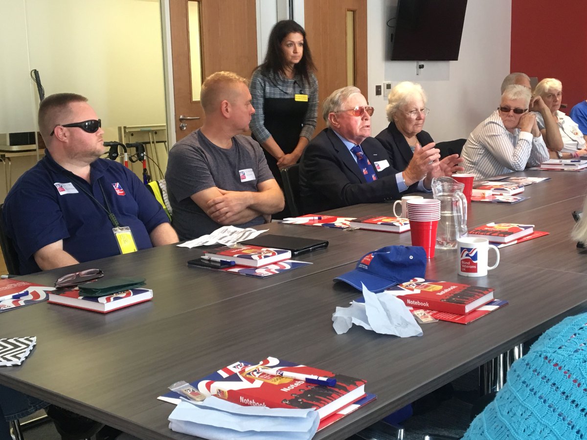 BlindVeterans's tweet photo. Did you know we’ve been working with @TransreportUK and other charities on a new app to improve rail accessibility for disabled passengers? Here are some of our #veterans giving their feedback in a recent workshop.🚉 #EqualAccess https://t.co/5iNm0MNpow