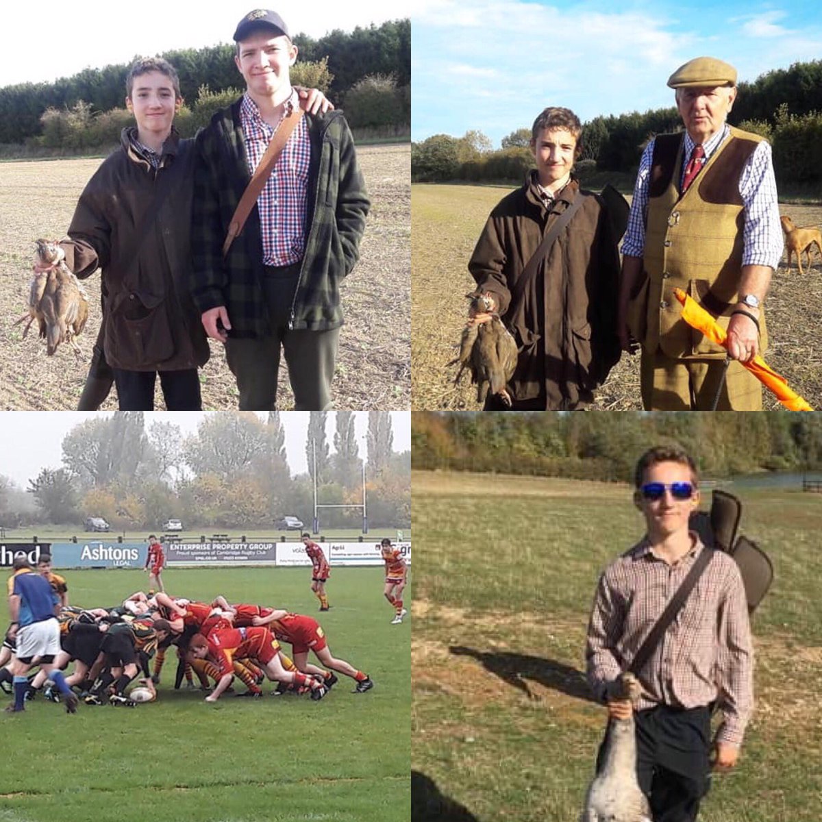 Wow what a weekend for my youngest son his first partridge and goose then #Rugby this morning
 <a href="/BASCnews/">BASC</a> <a href="/fieldsports/">The Fieldsports Co</a> <a href="/fielden_mike/">Michael Fielden</a>  <a href="/SuffolkRU/">Suffolk Rugby Union</a> <a href="/Gameandwildlife/">The Game & Wildlife Conservation Trust</a> @ShootingGazette <a href="/ShootingTimes/">Shooting Times</a> 
Most important #killitcookiteatit  
1= Safety 2=People