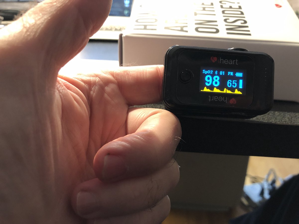 My <a href="/iheartage/">iHeart Internal Age</a> monitor arrived.  Saw them pitch at <a href="/PhilaPACT/">Philadelphia Alliance for Capital & Technologies</a> Cap Conference and thought what-the-heck.   First reading says you’re all stuck with me for quite a while yet.