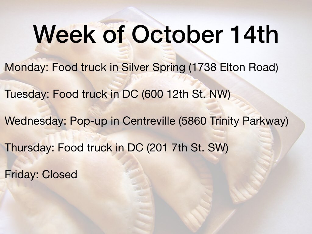 Happy Sunday! Here is our schedule for the week. #foodfamilyfun