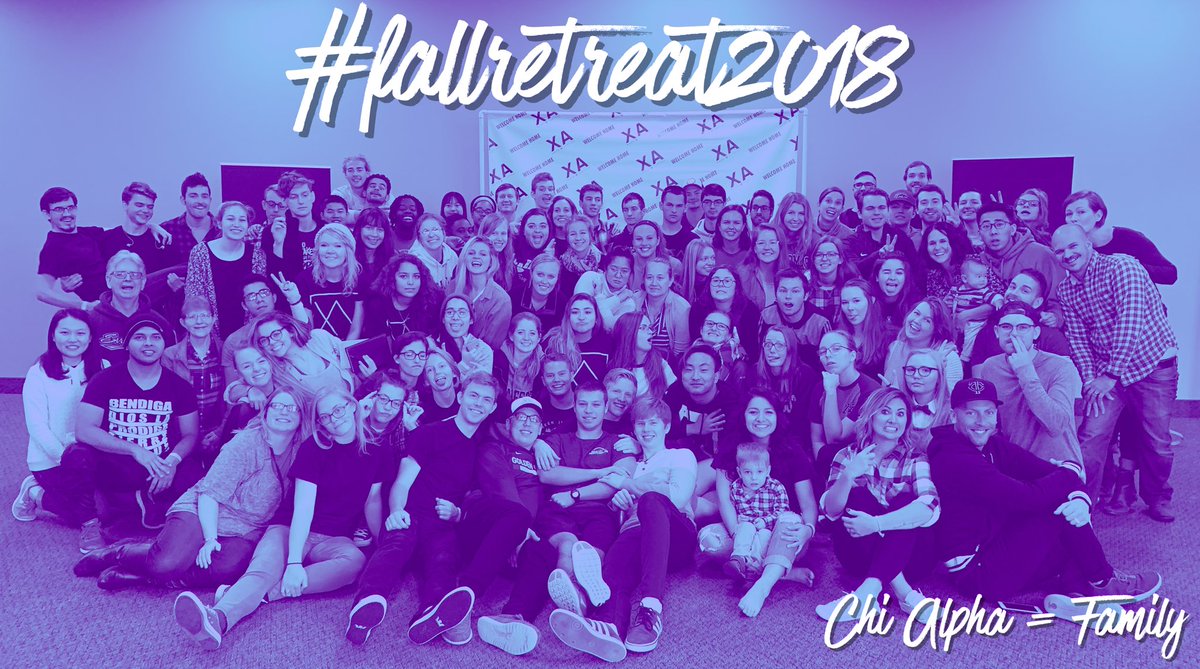 USTXA's tweet photo. best. weekend. ever.

#fallretreat2018 #rolltoms💜 #chialpha https://t.co/zxs9ZgyMlb