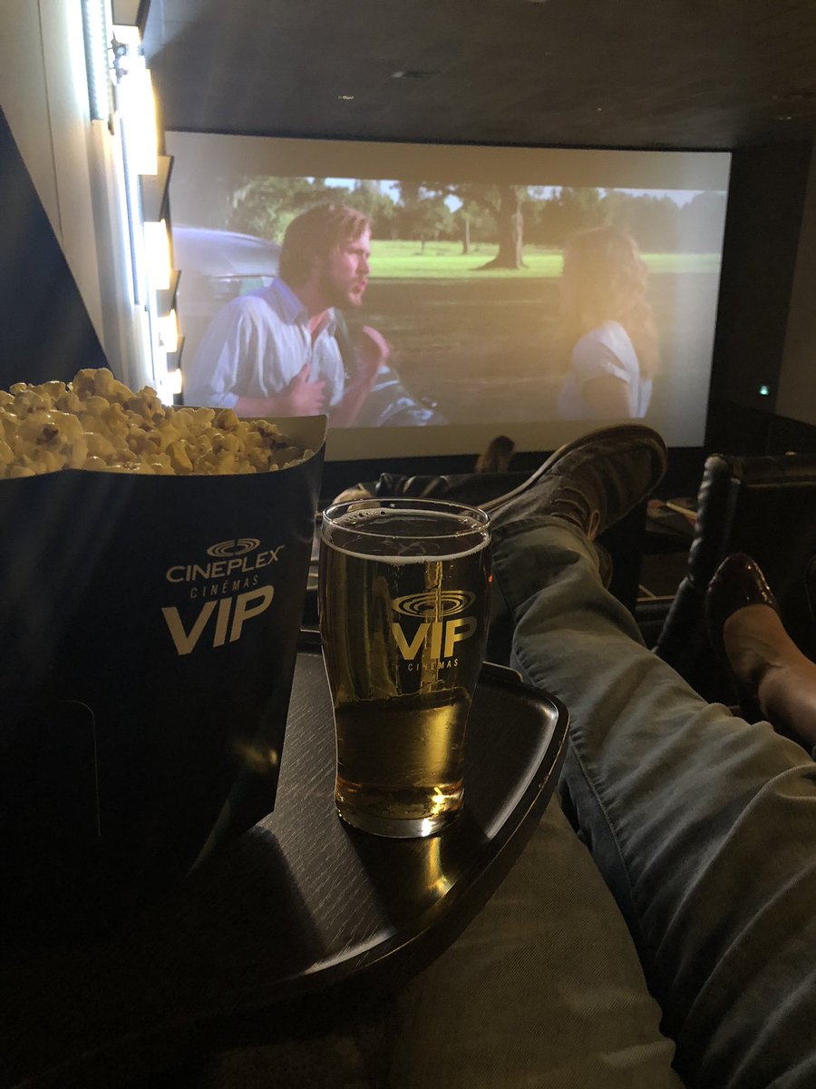 pcarroll33's tweet photo. This is 100% how all movies should be watched! (Photo taken BEFORE trailers) #VIPcinemas #AStarIsBorn https://t.co/HO6xrEcmoe