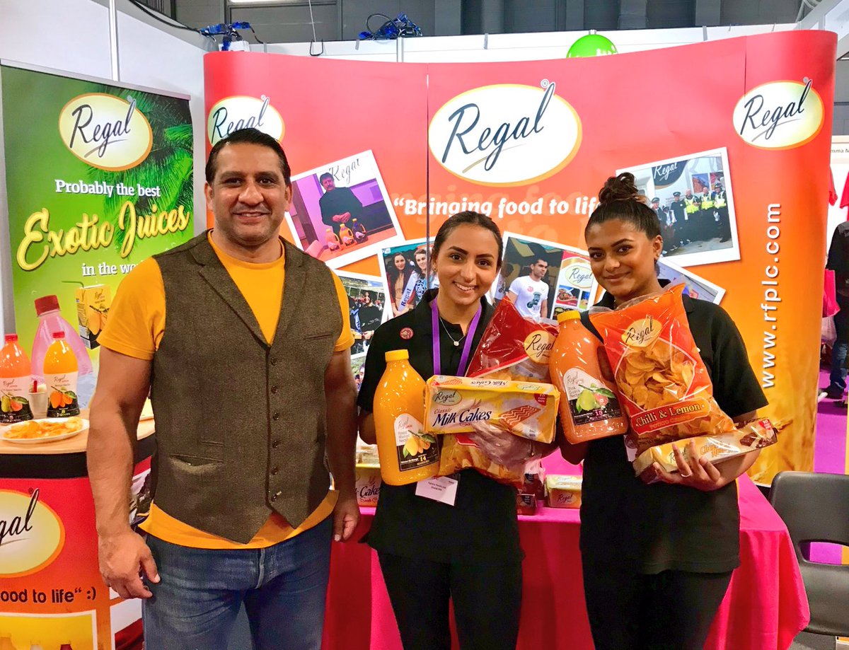 ikramofficial's tweet photo. An excellent weekend at the Muslim Lifestyle Expo engaging w/ old and new customers really liking what the pioneering Regal Food Group PLC Stand was showcasing.
#MLE2018 https://t.co/uWJkWuHvPx