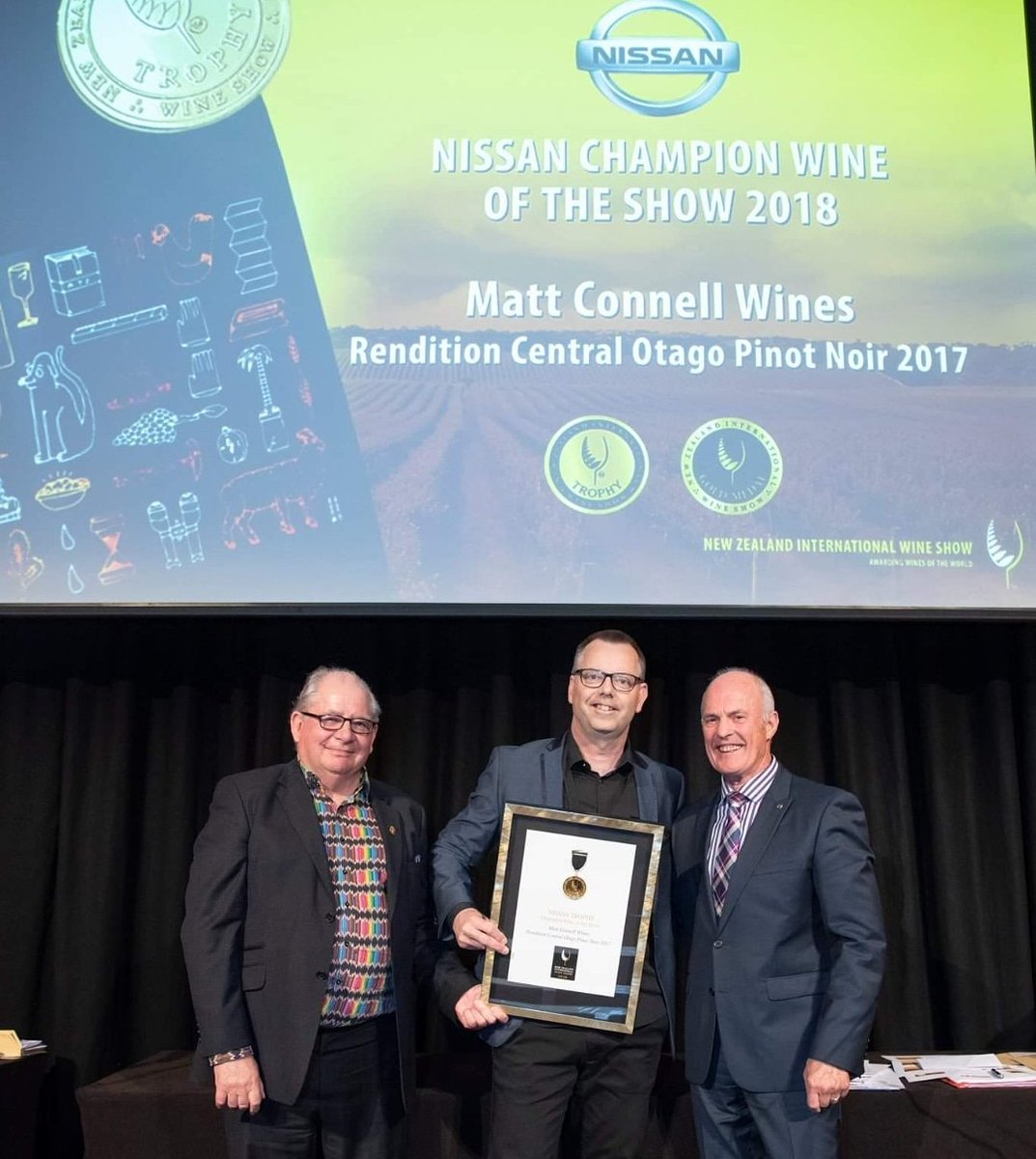 winefishnz's tweet photo. We are wrapped to win wine of show and champion pinot noir trophy at NZ international Wine Show. https://t.co/kQ2VtS3FRl https://t.co/kCGmEMWdOv