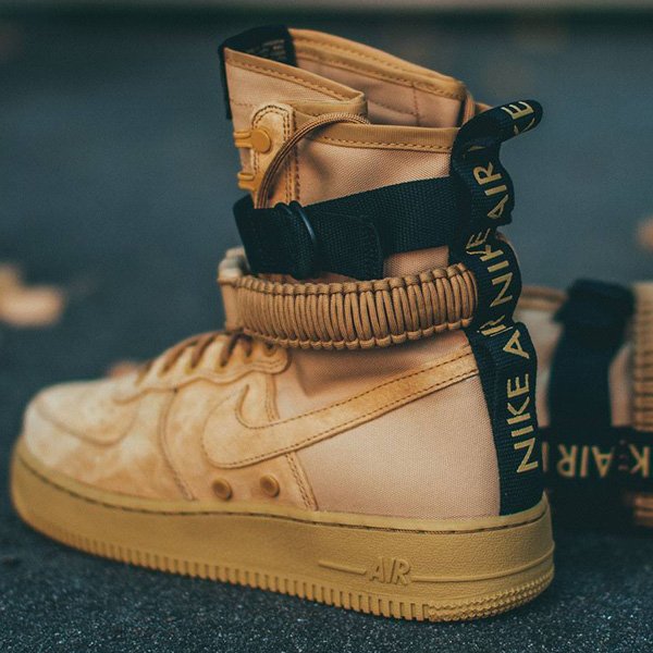 nike sf af1 gold
