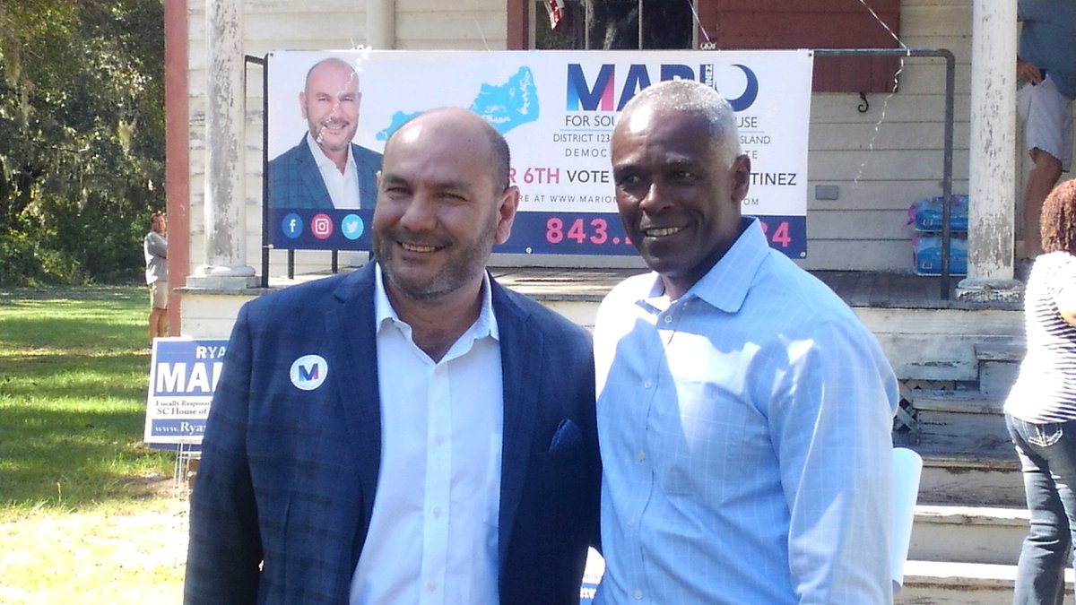 DEMOCRATS ARE ENERGIZED AND VOTING in <a href="/BeaufortDems/">Beaufort Dems</a>. The day was filled with delicious food, conversations, and motivating speeches from <a href="/JamesSmithSC/">James Smith</a> <a href="/MPowersNorrell/">Mandy Powers Norrell</a> myself, <a href="/RosalynforSC/">Rosalyn Glenn for SC</a> <a href="/MartinezForSC/">Mario Martinez</a> (wife registered 2,000 new Voters) and others. Way to go <a href="/BeaufortDems/">Beaufort Dems</a>.