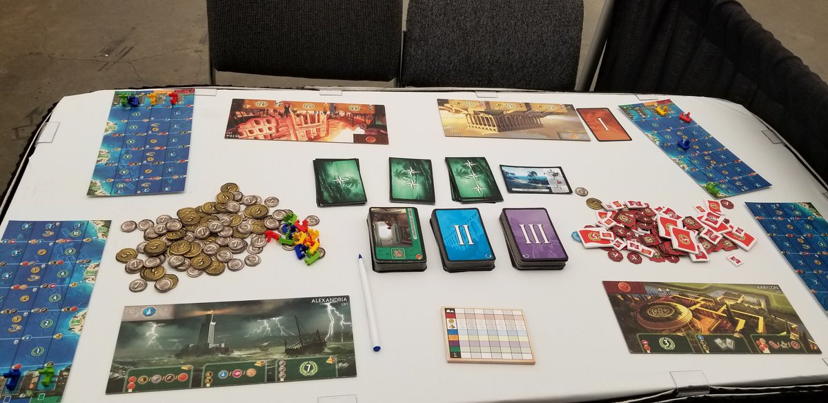 Last day of #SHUX18, over 400 games played on this prototype before I receive a real copy in #essen2018 <a href="/ReposProduction/">Repos Production</a>