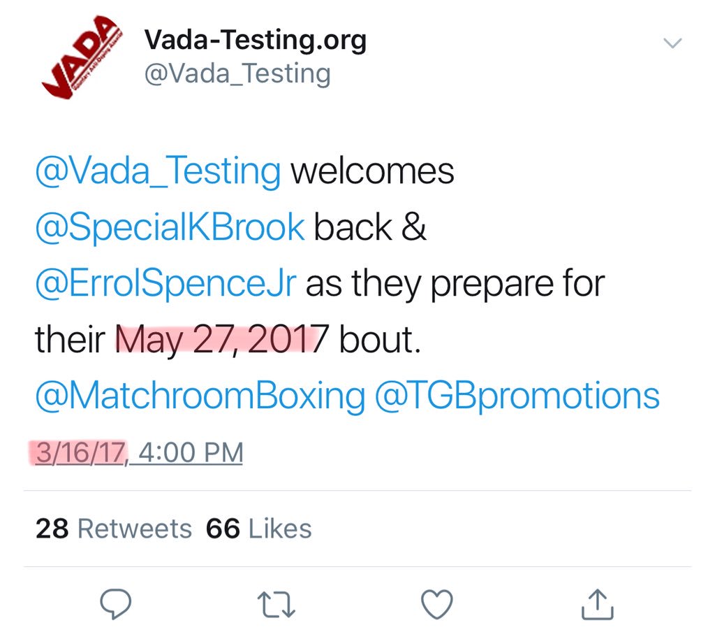 AMereCon_'s tweet photo. Two types of #VadaTesting
#GGGLemieux - 2 weeks 3 days
#SpenceBrook - 2 months 11 days https://t.co/paMBNagAg5