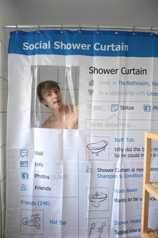 SocialAppsMatch's tweet photo. Facebook Shower Curtain https://t.co/oVKr11LZJJ https://t.co/KAH2FpWpl3