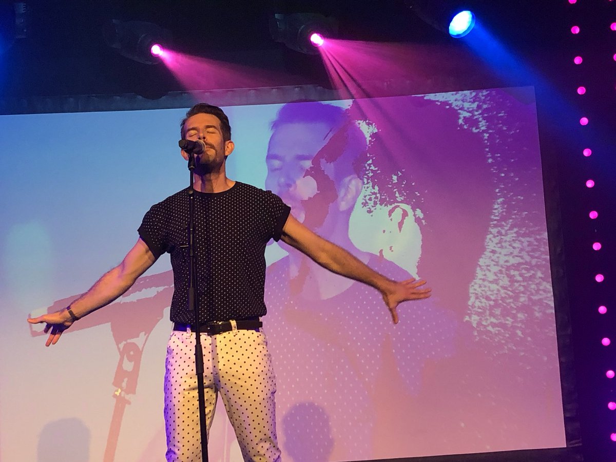 Smithyshere's tweet photo. Extra special musical treat @irisprize #AwardsShow @TramshedCF a dazzling performance from @brightlightx2 that got everyone dancing. Not just leading the #BestBritishShort jury & providing soundtrack to #Iris2018 trailer but about to resume touring. So thanks & good luck ๐๐ https://t.co/zNTZyDJSBw