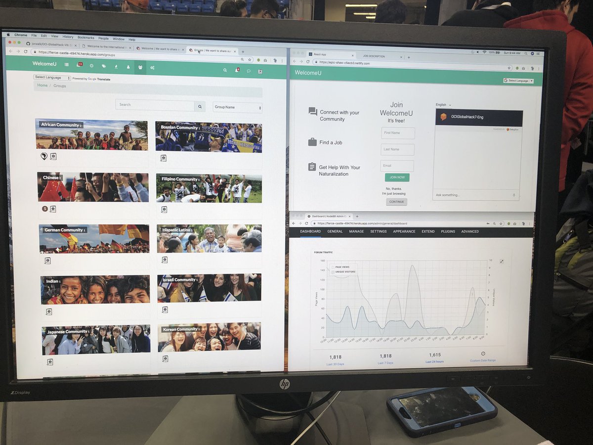ObjectComputing's tweet image. Our #GlobalHack7 project was down selected to round 2 in the #ProDivision! 🙌