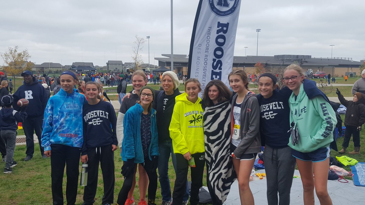 DMschools's tweet photo. A big congratulations to @MerrillMustangs 8th grader Arianna Jackson on winning the Middle School State Cross Country Meet yesterday in Ankeny! https://t.co/5bhBhH9BAH