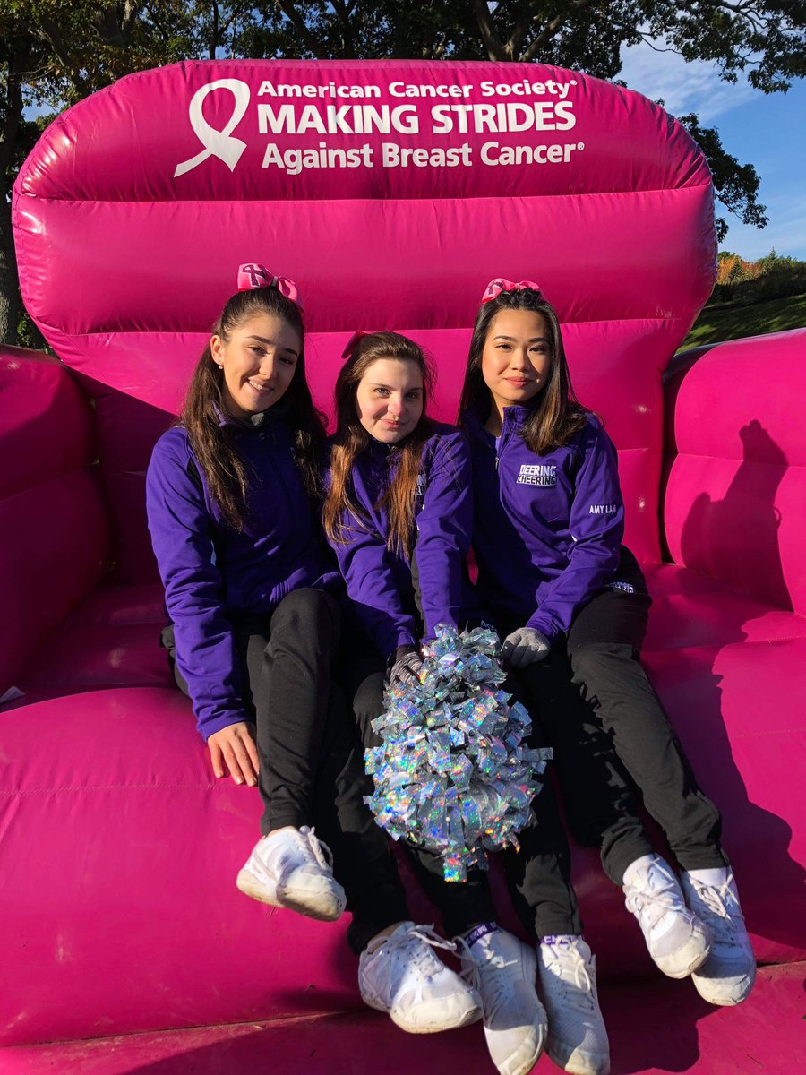 DeeringCheering's tweet image. Volunteering at the #AmericanCancerSociety #MakingStridesAgainstBreastCancer walk in Cape Elizabeth! 🎀#AvonMakingStrides #BreastCancerAwareness