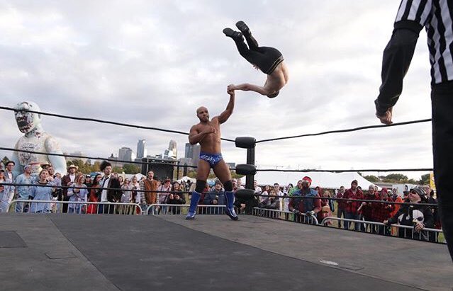 f1rstwrestling's tweet photo. .@zombiepubcrawl was a blast!
Thanks for the good times, Minneapolis.
🧟♂️🧠🍻🧟♀️
#ZPC2018 https://t.co/s30lgt0CJF