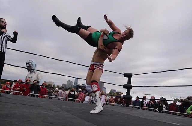 f1rstwrestling's tweet photo. .@zombiepubcrawl was a blast!
Thanks for the good times, Minneapolis.
🧟♂️🧠🍻🧟♀️
#ZPC2018 https://t.co/s30lgt0CJF