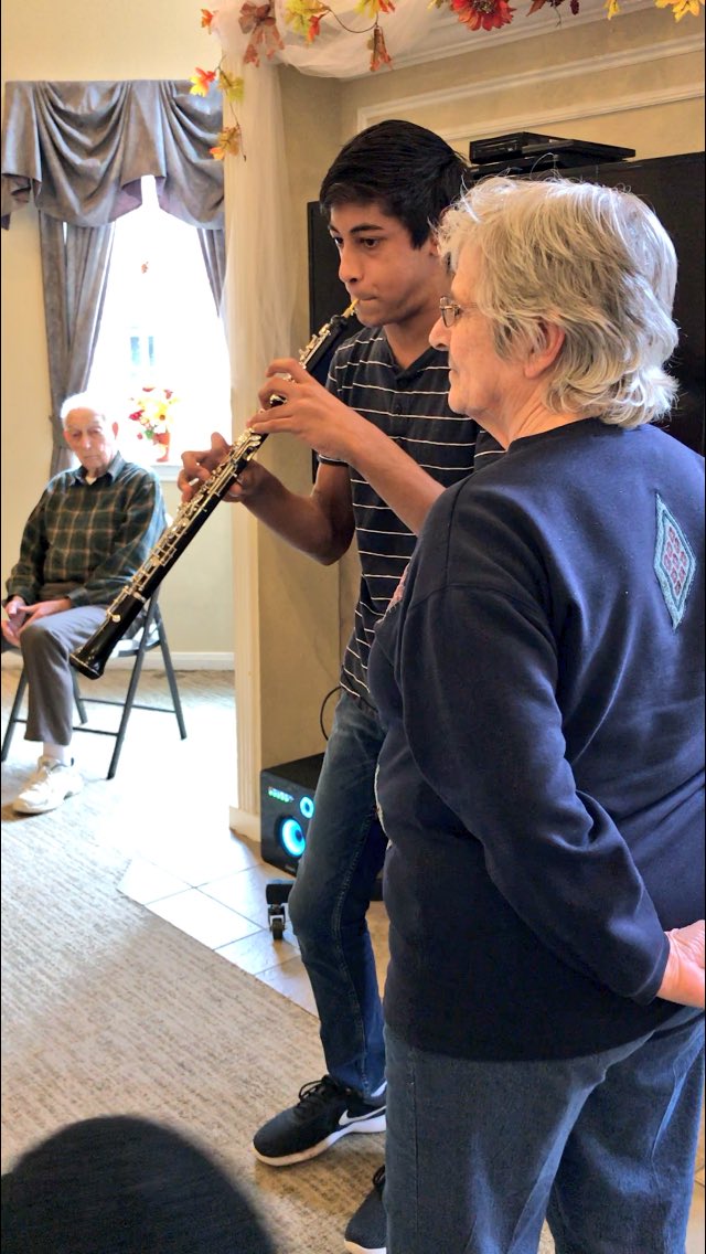 LovejoyMusicMed's tweet photo. LMM yesterday at Grand Brook Memory Care! This week’s theme was classical music, and we shared everything from twinkle twinkle to Bach, Vivaldi, and Paganini! Join us next month to share your love of music- all levels of playing ability are welcome and we would love to have you:) https://t.co/egJO9ayjRG