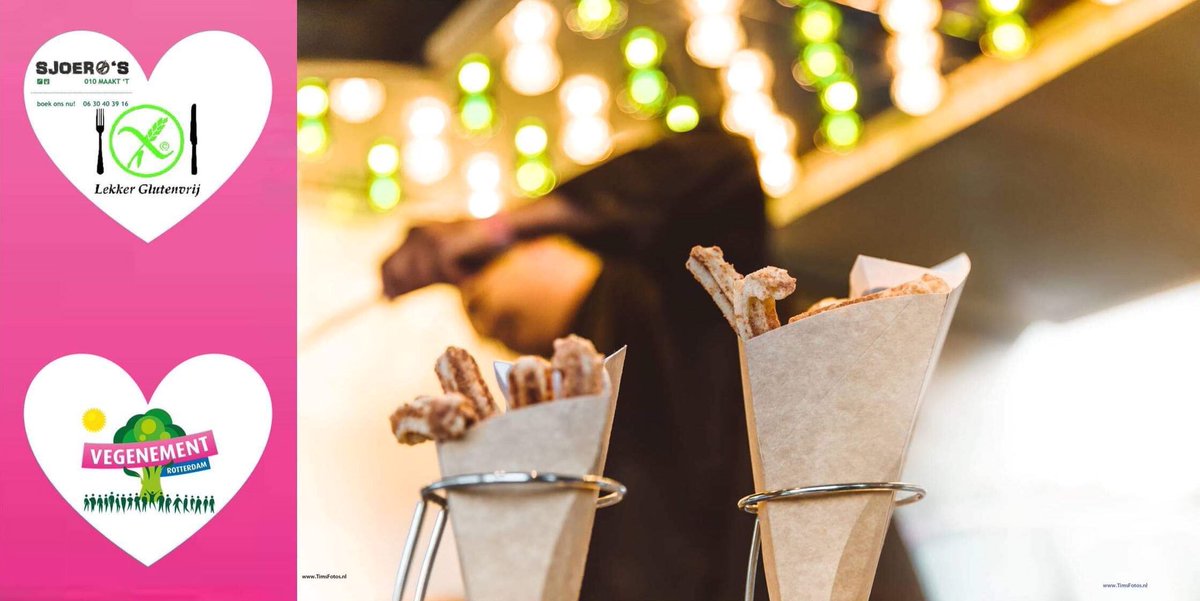Vegenement's tweet photo. Churros4All, voor iedereen die lekker churro's wil eten. Helemaal zonder gluten, lactose, ei en boter, maar daar proef je niks van! Komt het proeven op Vegenement Rotterdam❣️ 😋 @churros4all #veganevent #vegenementrotterdam https://t.co/MdPg17GNXd