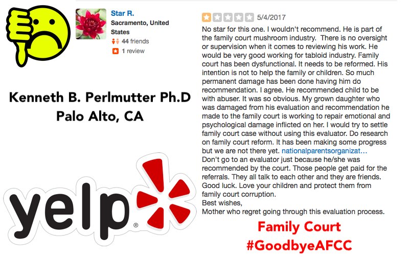RightsReform's tweet photo. Kenneth B. Perlmutter Ph.D , Association of Family Conciliation Courts , Child Custody Evaluator , Parenting Coordinator , #GoodbyeAFCC #AFCC #FamilyCourt #ParentalAlienation #FamilyCourtCartel #ErasedParent #Erased #DeletedParent #Deleted #NarcissisticAbuse https://t.co/FGi1sI5TqC