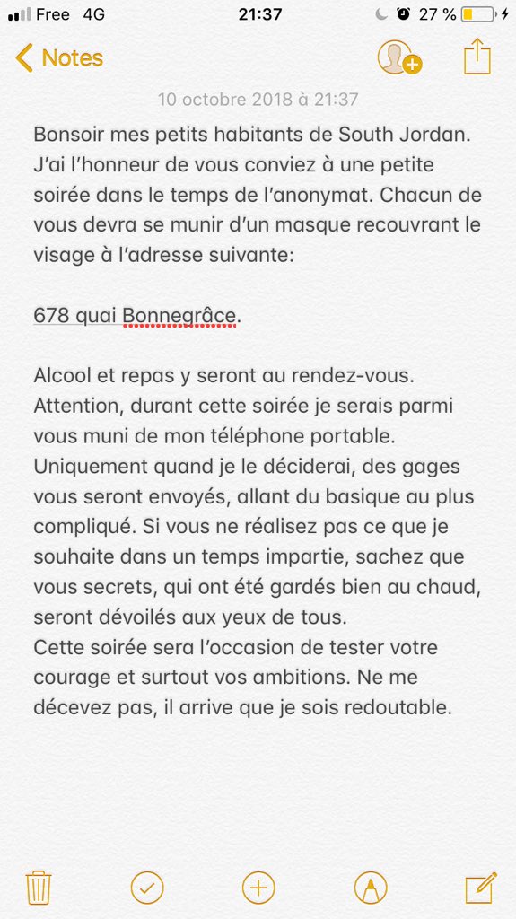 SouthJordanrpg's tweet photo. Votre Gossip préférée vous a préparer une petite soirée à vous de choisir quand vous voudrez que ça se déroule 🎉 https://t.co/vJZdjWFtyR