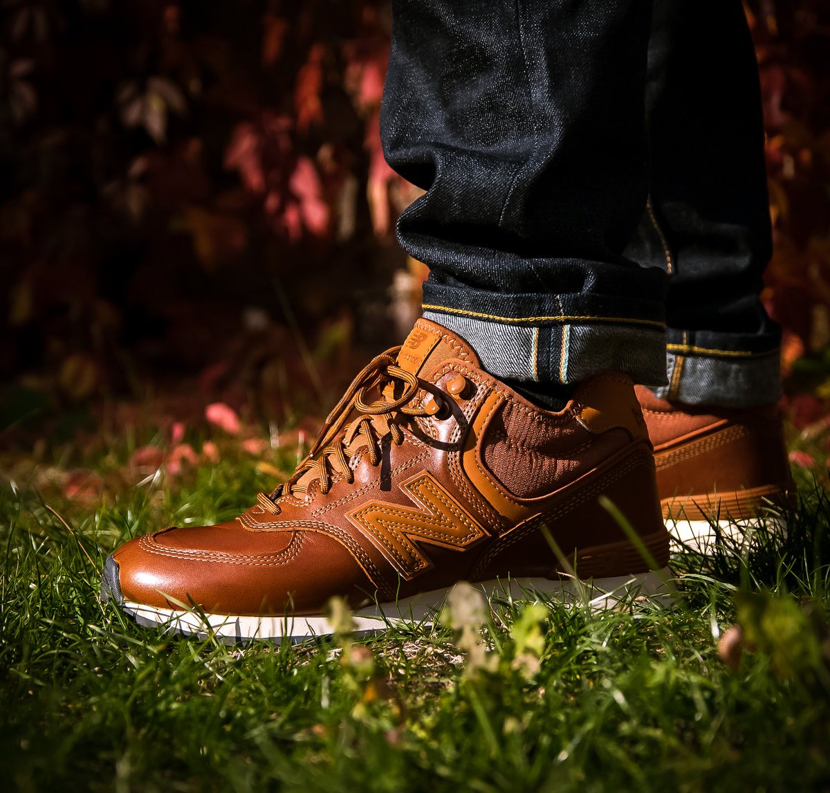 new balance 574 leather premium