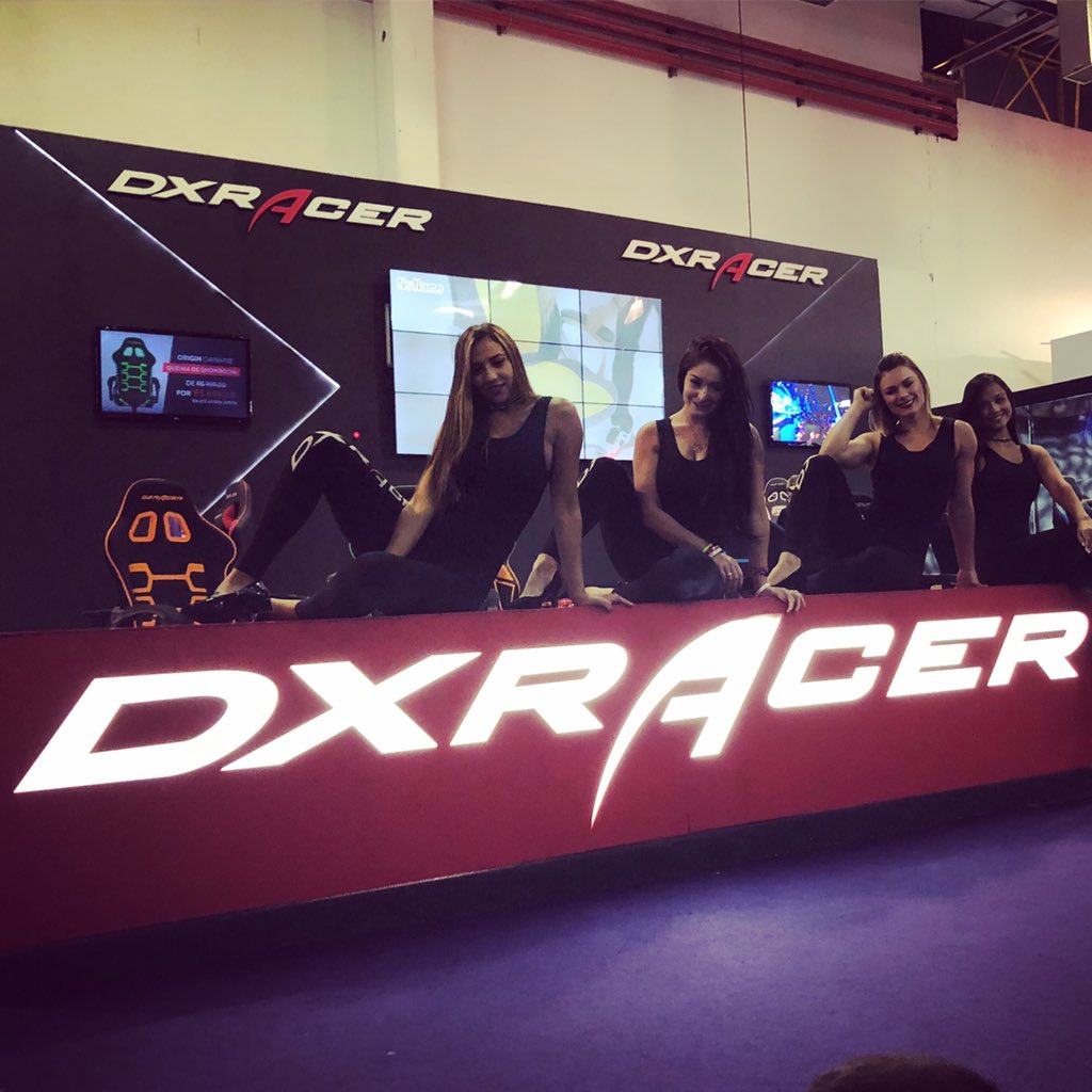 DXRacerBR's tweet photo. Ainda dá tempo de tirar fotos com as DXGirls! #DXnaBGS #brasilgameshow #bgs2018 #dxracer @dxracer @BrasilGameShow https://t.co/57tWkVfHqa