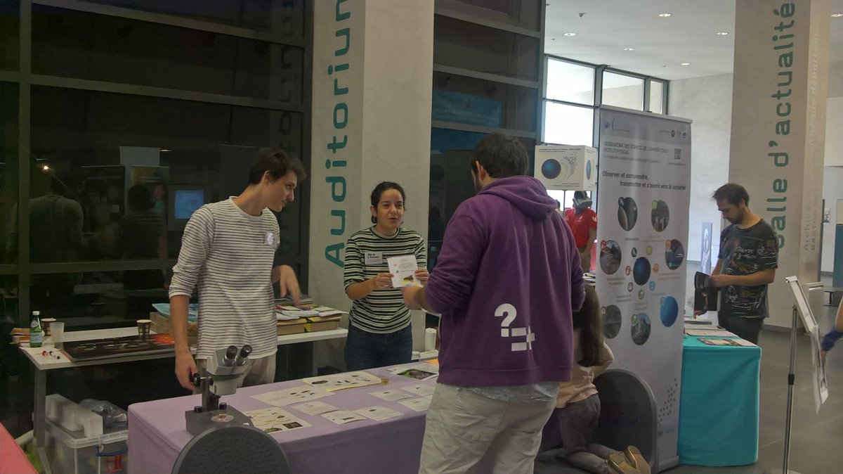 busciencesamu's tweet photo. Au #villagedessciences de #Marseille @fds_paca, petit souvenir de la #FDS2017 à @busciencesamu St-Jérôme grâce au stand @OsuPytheas et l’#expo #entomogamie réalisée par les étudiants du #master #mediation. Maintenant plus d'excuses pour confondre l'abeille sauvage et la syrphe! https://t.co/OZfy7BZQjN