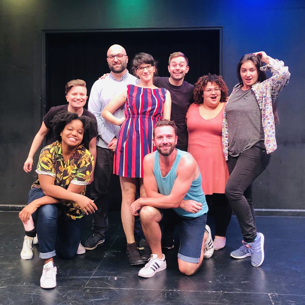 queerballcomedy's tweet image. Give it up for the cast of #TheQueerballSketchShow, @ucbtny’s premiere all-#queer #sketchcomedy show! 🏳️‍🌈🤟🏻😍 @timothydunn @sesantos @YoGlo_ @beccathon #ShenoviaLarge @tooleeoh @GriffinLeeds! Come to our next show, sis! Thurs, Oct 18th, 8pm! 🎟: buff.ly/2m5joNx