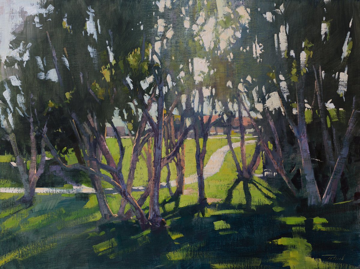 psaundersart's tweet photo. #SoCal trees are endlessly fascinating. 

"Through the Trees, Salt Creek Beach" (oil on linen, 18"x24") for sale at @artLPAPA's #lpapa20th #PleinAirInvitational at #FestivalofArts. 

#patricksaunders #patricksaundersfinearts #lpapa #lpapaartist #lpapasignatureartist #pleinair https://t.co/hJ93Wt22Lk