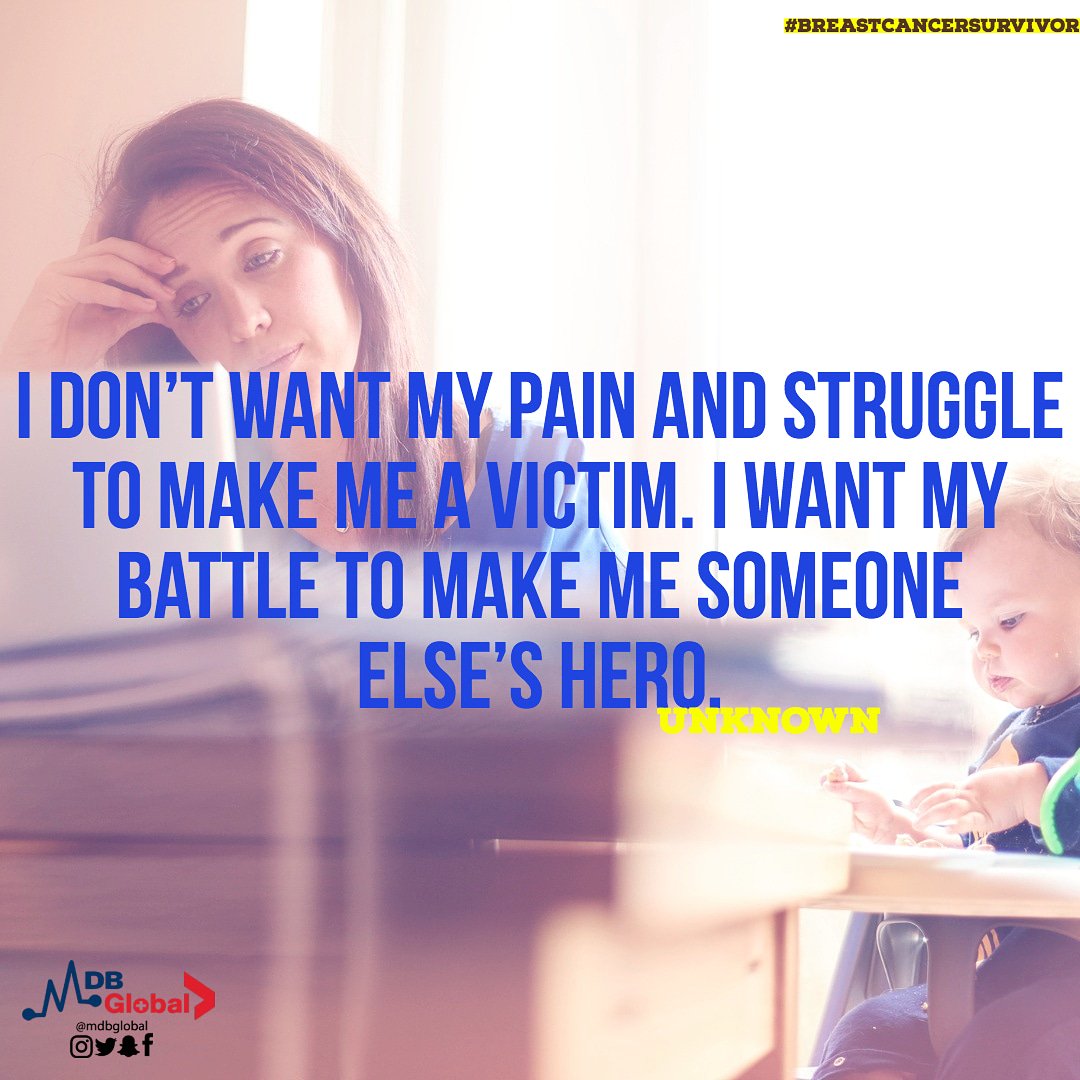 MDBGlobal's tweet photo. Don't give up, you don't know who you inspiring. #getchecked #bestrong #notalone #supportgroup #inspire #beourhero #health #youcandoit #BreastCancerAwarenessMonth #MDBGlobal https://t.co/KXGaMPXfeT