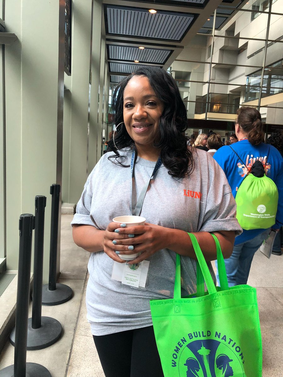 ANEWapprentice's tweet image. “We are strong, we are able, we are capable, and at times overlooked...women always make a difference in politics, so I hope this [conference] gets people out to vote.” -Phillis, with @LIUNA. #WBN2018 #tradeswomen #womeninconstruction #constructioncareers