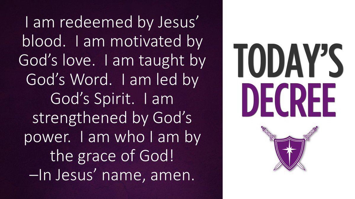 BishopBronner's tweet photo. Today’s decree. #decree https://t.co/SfmdKNOagh