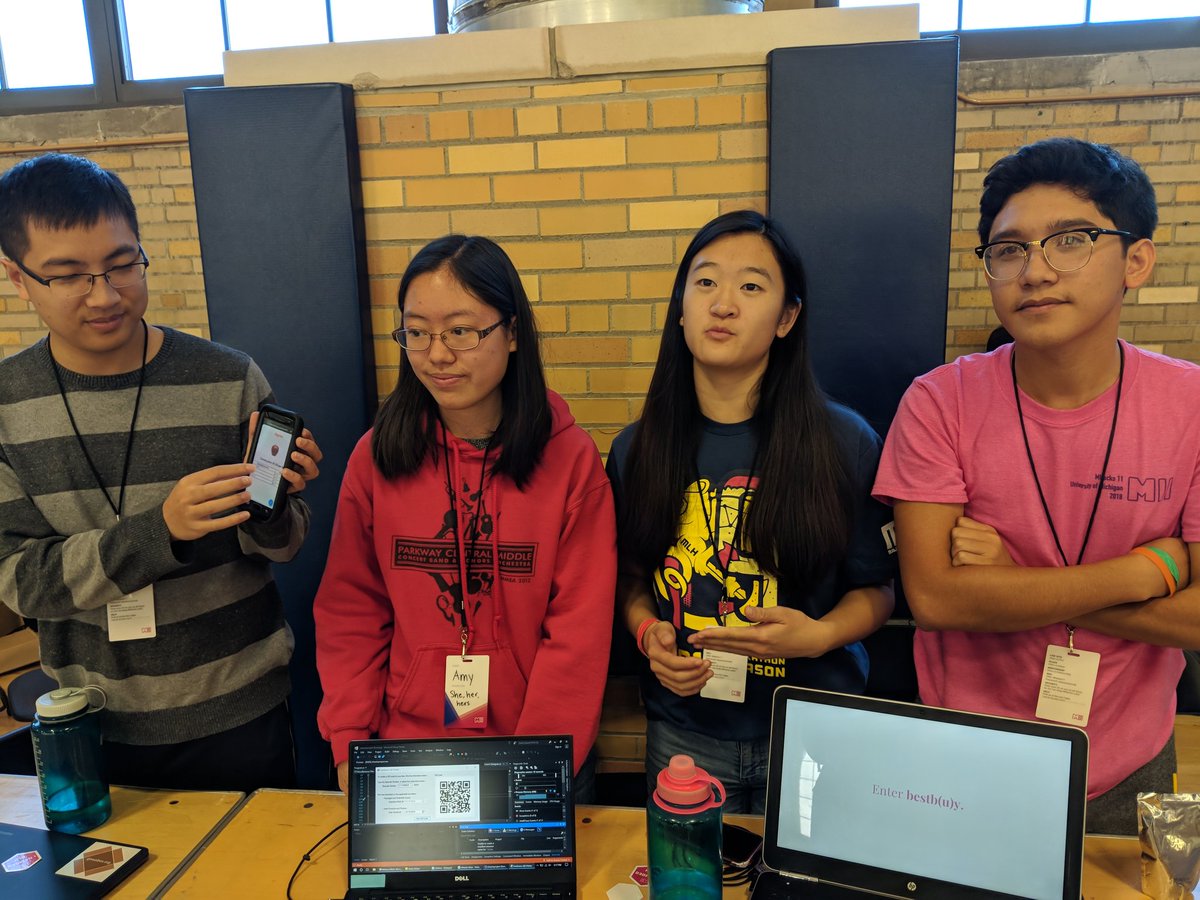 MLHacks's tweet photo. This team automatically price adjusted food that were closer to expiring causing less food waste @mhacks #MHacks11 https://t.co/7USDhsfPsT
