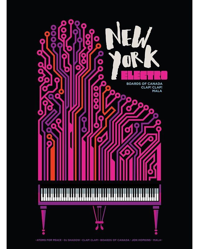 PGreenwoodDraws's tweet photo. My electro piano "New York" poster is now available as a giclee poster to buy in season 3 over @roomfifty #electro #festuval https://t.co/qidWJKExtU https://t.co/MAaAkzALcR
