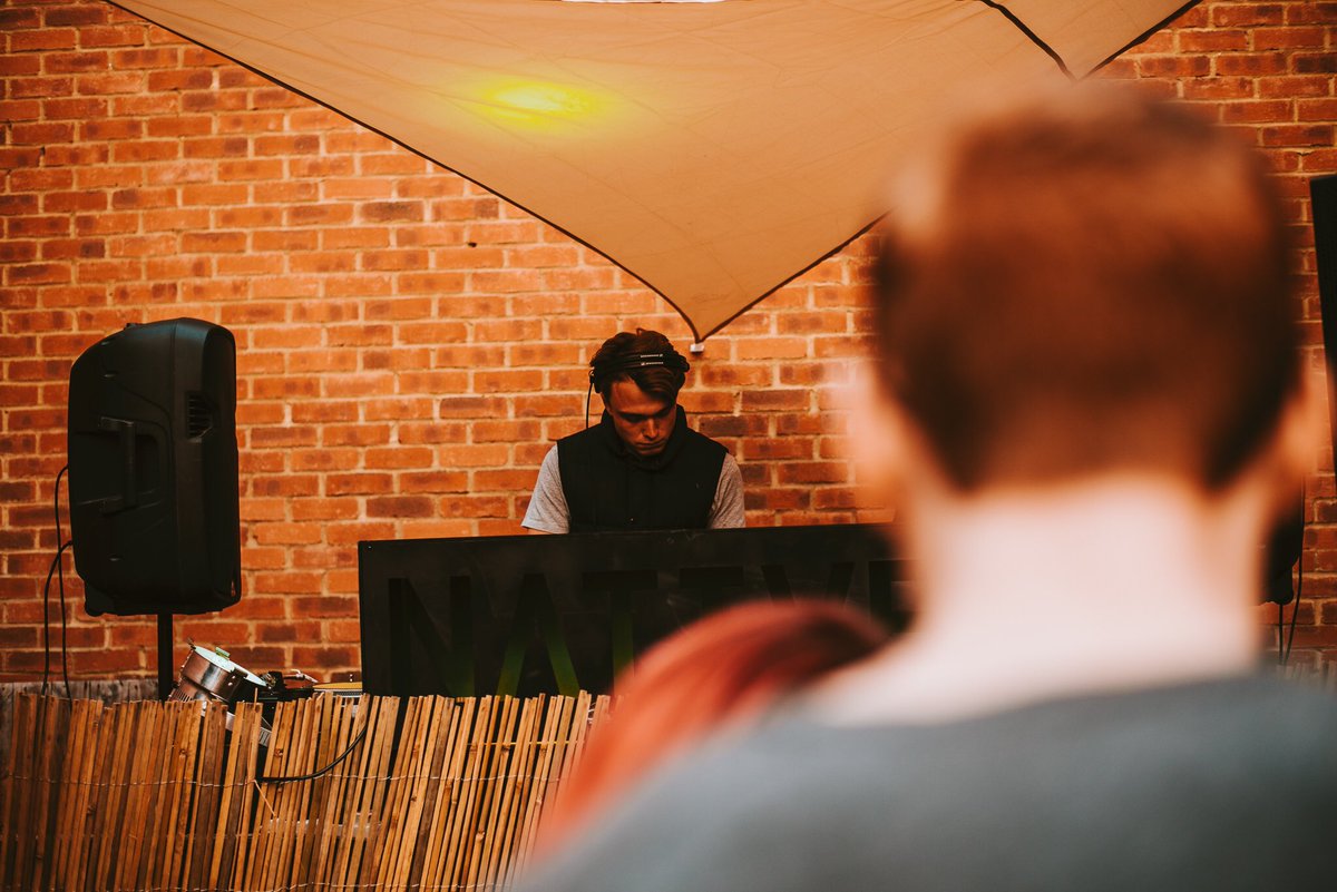 Native open air courtyard party w/ @elliotschoolingsmith 💥