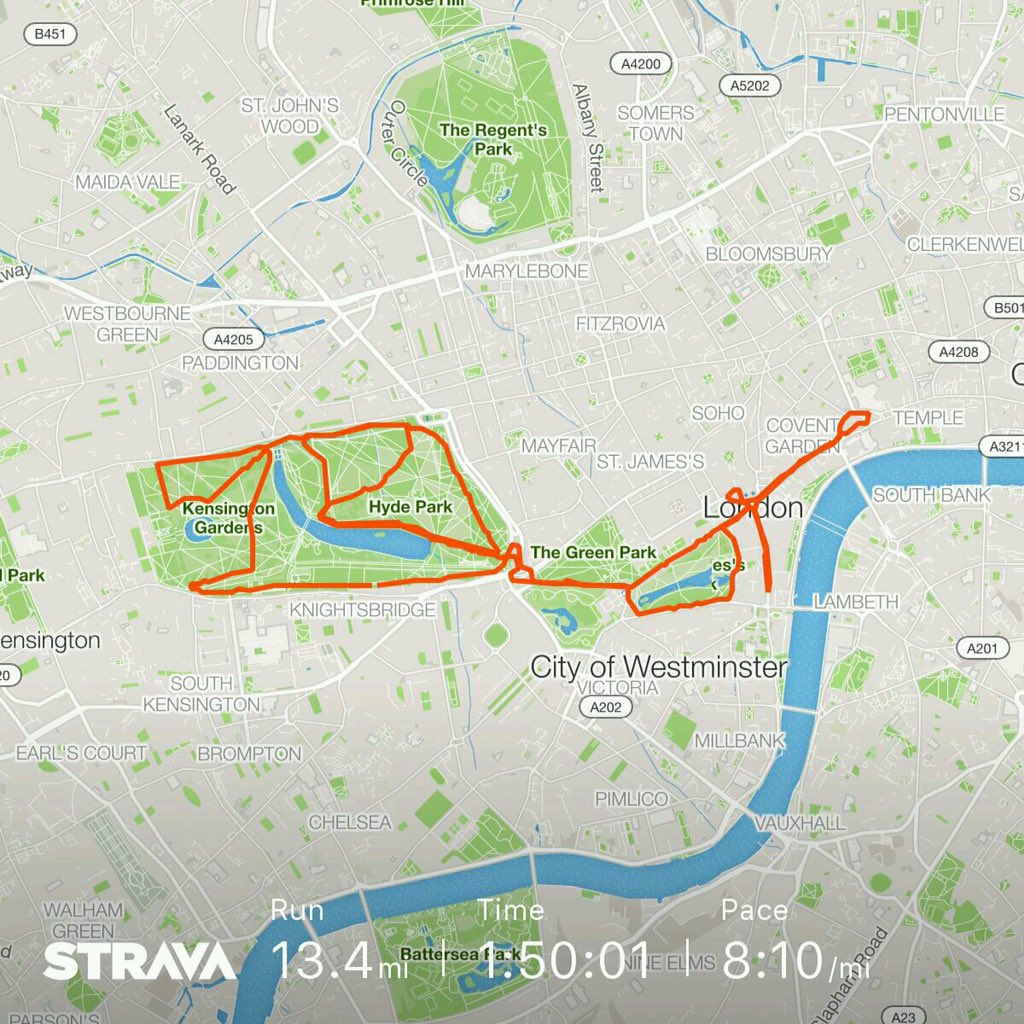 robmac135's tweet image. Great first #RoyalParksHalf marathon this morning! Beat my target of under 2 hours and raised some money for @UNICEF_uk thanks for the support at mile 10!