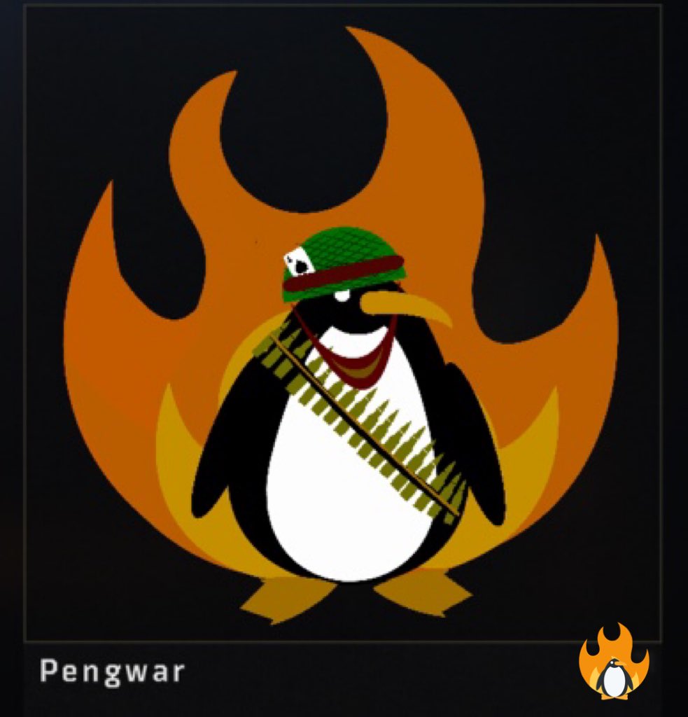 2HotForAPENGUIN's tweet photo. 🔥🐧Ready to join the battle!🔥🐧 #CallofDutyBlackOps4 #CustomEmblem #CODNATION https://t.co/8PhcbAfeCV