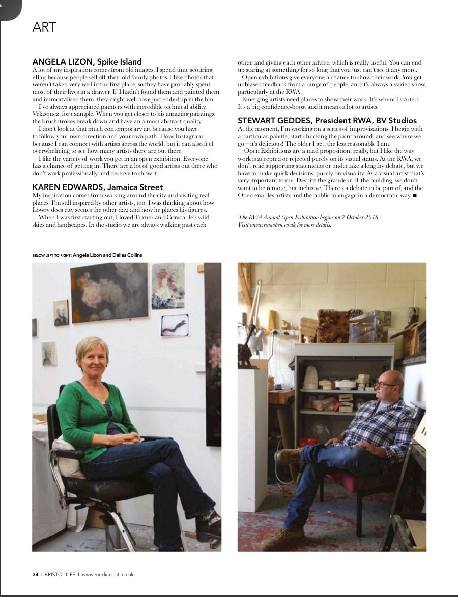 dalsartwork's tweet image. Bristol Life - Issue 253 issuu.com/mediaclash/doc… via @issuu good article on page 32-34 😉😉😉😉@poundarts @angela_lizon @Royal_Sculptors #cookingwithoutgas #RWA166 #sculpture #artexibition