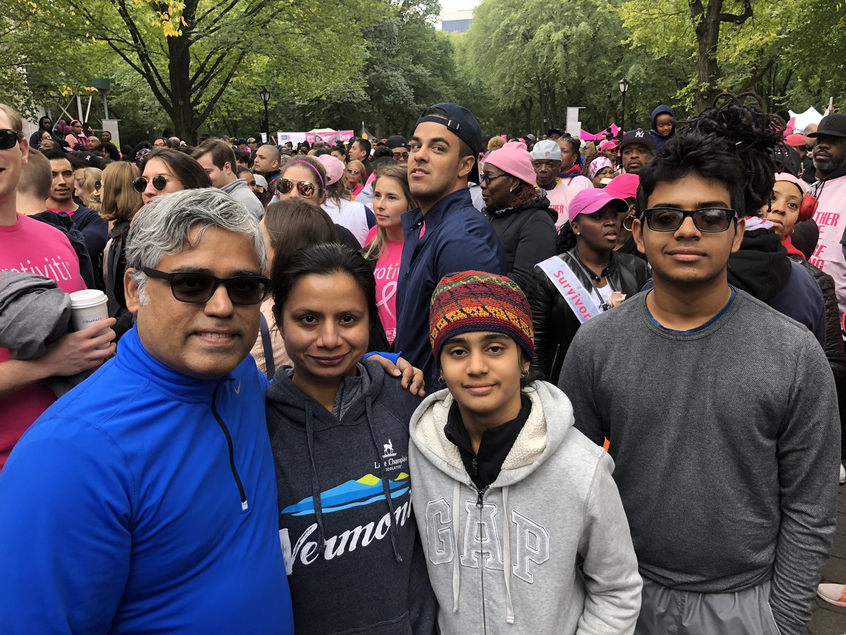 sakhardandey's tweet image. @AmericanCancer #makingthestrides #walk with #TeamUnitedNations - We Believe. #BreastCancerAwareness #survivors