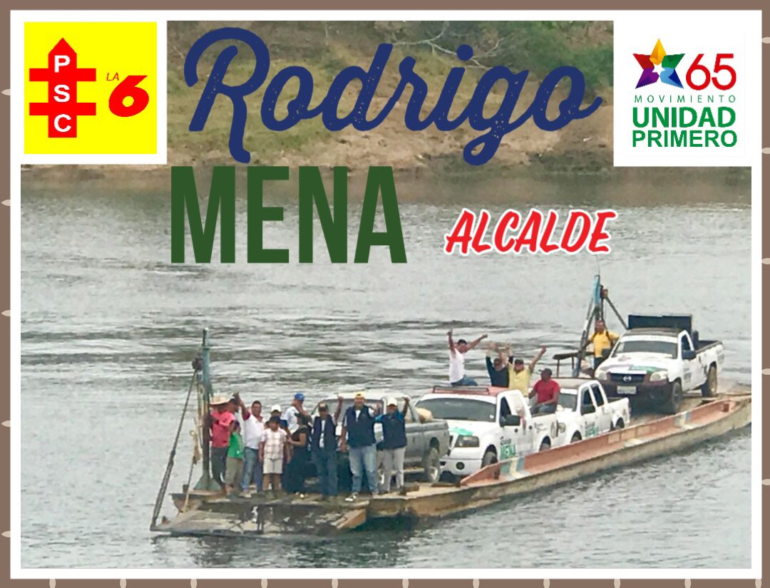 UnidadCarmen's tweet photo. @RodrigoMenaR el Alcalde de El Carmen @clementevasec @jaimenebotsaadi @MarianoEsManabi https://t.co/E5yAVktpnS