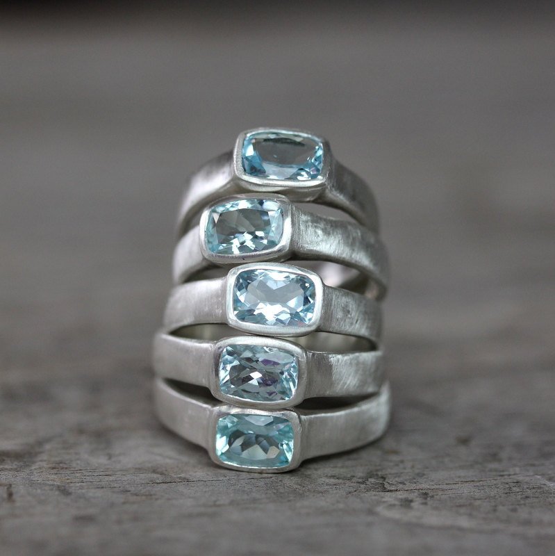 Etsy's tweet image. A low bezel and a wide, smooth band makes these rings super comfortable to wear. We’ll take one for each finger. 💍 etsy.me/2PgturM