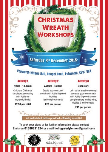 Look! Who fancies some festive fun? Book your place now! 
#christmasiscoming
#pebworth
#Broadway
#chippingcampden
#stratforduponavon
#cotswolds