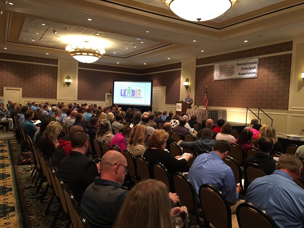 Awesome keynote with Gerry Brooks as we open our #PAPrincipals conference #Lead18.