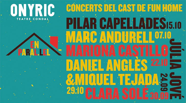 onyric_musical's tweet photo. Demà nou #concert del cicle #EnParallel de #FunHomeBcn al #ClubONYRIC! 🙌
🎤 Amb @CapelladesPilar
➡️ https://t.co/G25f8jqG6i https://t.co/ErffUE4lUh