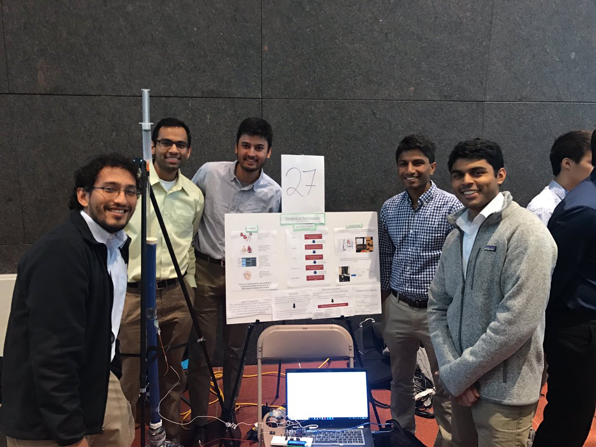 Vivek Nimgaonkar (@nimgaonkarvivek) on Twitter photo T27 presenting the Artificial Baroreceptor at the Rothberg Catalyzer #CatalyzeratPenn Thx to @FSilvestryMD for inspiring a Cards interest in penn med students! T27 presenting the Artificial Baroreceptor at the Rothberg Catalyzer #CatalyzeratPenn Thx to @FSilvestryMD for inspiring a Cards interest in penn med students!