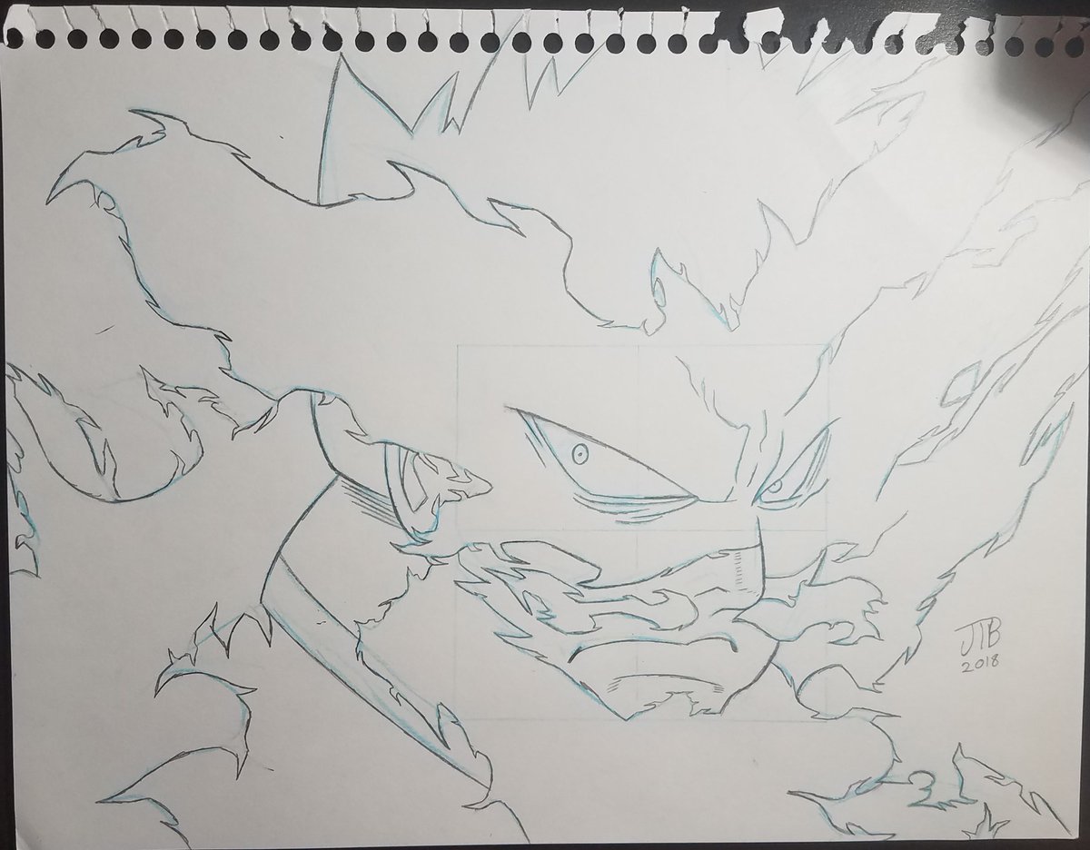DemonInkMerc's tweet photo. Not an inktober drawing but I sketched up Endeavor while following a youtube tutorial as I work on practicing my overall drawing skills.  #MyHeroAcademia #BokuNoHeroAcademia #Endeavor #PracticeSketching https://t.co/xeITmwXlYO
