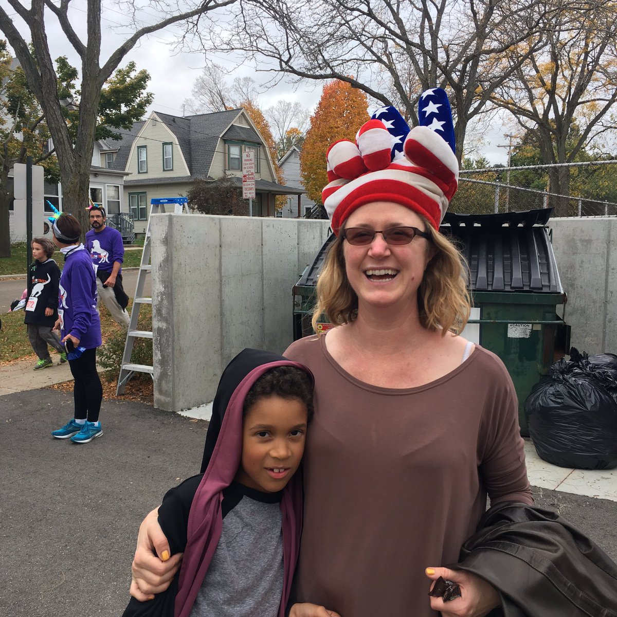 mmsdfranklin's tweet photo. Lots of fun today at the gsafe Trick or Trot. Many awesome MMSD staff, families and students represented! Creating schools across WI where LGBTQ+ youth can thrive. #loveislove #MMSDcorevalues #belonging #socialjustice #excellence https://t.co/cBs2OZ2qST