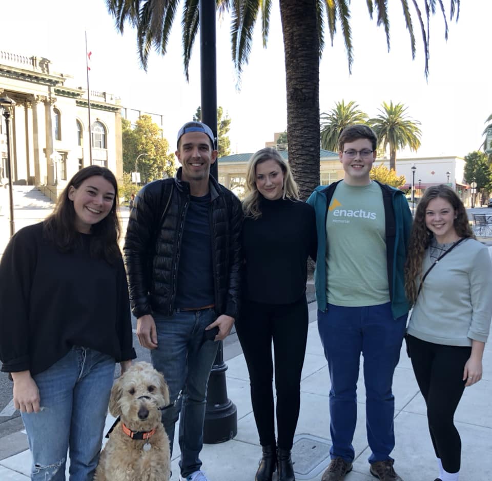 Global__NL's tweet photo. Last week, @Enactus_MUN connected with Global NL Co-Founder @gregfsmyth in California to discuss the impact our network is having on students at @MemorialU .
Global NL is proud to be building a global community!
https://t.co/8jjKK2HbyP #globalnl ๐ https://t.co/d0QxkEFH7a